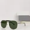 Yeni Moda Tasarım Kare Güneş Gözlüğü 40044U Metal Çerçeve Çift Deniz Halat Tapınakları Avant-Garde Stil Açık UV400 Koruma Gözlük
