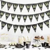 Bakgrundsmaterial Golden Black Happy Birthday Bakgrund 18 21 30 40 50 60 Birthday Party Decoration Birthday Banner Flag Födelsedag Bakgrund Dekor YQ231003