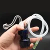 Mini quemador de aceite de vidrio portátil Bong Matrix Perc Ashcatcher Hookah 10 mm Hembra Hierba seca Percolador de tabaco Pipa para fumar con tubo y manguera de quemador de aceite de vidrio macho