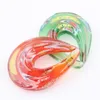 Pendant Necklaces QianBei Fashion Wholesale 6pcs Handmade Murano Lampwork Glass Mix Color Round Pendants Fit Necklace