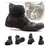 Bottes Hommes peau de vache en cuir véritable moto bottes Steams hommes chaussures bottines Cowboy chaud décontracté hommes Punk bottes à la main 230928