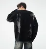 Męskie swetry mężczyźni kaszmirowy sweter z dzianiny jesienne zima miękka ciepła jumper jumper pull homme hiver pullover o-drock dzianint A85