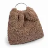 TOUS Fashion Harry Style Women Faux Fur Tote Lady Fałsz fur