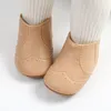 Primeiros caminhantes bebê meninas botas sola macia antiderrapante sapatos criança para outono inverno 0-18m