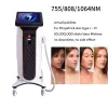 Hot Sale Tillverkare 12*22mm stor plats 808nm Ice Point Diod Laser Hårborttagning Skinföryngring Maskin för permanent depilering