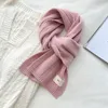 Шарфы 2023, модный женский шарф, вязаное одеяло в стиле эмо, шейный платок, толстая пашмина, зимняя теплая шаль, кашемировое пончо, палантины
