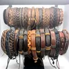 Hela 100st Massor Herrkvinnor Fashion Leather Surfer Armband manschette armband smycken present armband286s