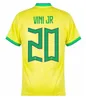 22 23 Brazils Soccer Jerseys L.Paqueta Neymar Vini Jr. 2023 P.Coutinho Richarlison Football Shirt G.Jesus T.Sia Bruno G. Pele Casemiro Men _Jersey