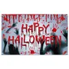 Background Material Halloween Party Decoration Backdrop Fabric Banner Ghost House Ghost Festival Party Background Photo Booth Props DIY Decoration YQ231003