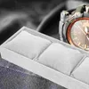 Zegarki kieszonkowe Taca Aksamitna skrzynka zegarowa zegarek do przechowywania Prezentacja Poduszka Bransoletka Organizator Organizator dekoracyjny flanel