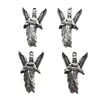 100st/Lot Angel God Antique Silver Charms hängen för smycken som tillverkar 27*16mm DH0796