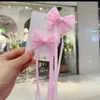 Forcine per bambini Farfalla Nastro lungo Fiocco Artiglio per capelli Clip laterali per donne Ragazze Bambini Forcina Regalo Accessori per capelli per feste Copricapo Ornamento 2758