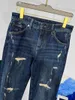 Jeans da uomo TR09309 Moda 2023 Runway Luxury Design europeo Abbigliamento stile festa