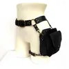 Waist Bags Retro PU Bag Casual Small Square Hip Packs For Women's Crossbody Cross Multi-function Outdoor Leg Phone Pouch