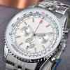 Horloges voor mannen 2023 nieuwe herenhorloges 48 mm diameter alle wijzerplaat werk quartz horloge NAVITIMER 1884 top luxe merk chronograaf cl300w