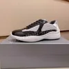 Men Women Americas Cup Shoes XL Patent Leather Flat Trainers Black White Mesh Breathable Casual Outdoor Walking Sneakers Size 35-46