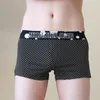 Underbyxor 2023 Summer Breattable Men's Underwear Black Large Cotton Pants Bekväma och lösa
