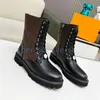 Women Fall Winter Platform Ankle Boots Designer Boots Womens Territory Flat bottomed boots Luxury Women Half Boots