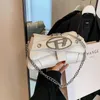 Este año está listo para la nueva tendencia de moda de las mujeres, bolso cruzado con cadena de un solo hombro con textura de alta gama, modelo 2765