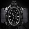 Montres de marque de luxe de haute qualité 116660 en acier inoxydable Sea-Dweller PVD Mouvement automatique mécanique montre pour homme bracelet en caoutchouc Wat333C