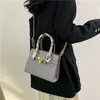 Nuova borsa alla moda con motivo litchi, borsa da donna casual elegante e versatile modello 9236