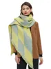 Bufandas 2023 Chic Mujeres Bufanda Headscarf Invierno Lady Preppy Plaid Warm Scarve Pashmina Mujer Femme Foulard Bufanda Wrap Shawl Moda