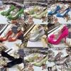 Fashion Spring jesienne jesienne palec złote damskie buty na wysokim obcasie czarne białe patentowe skórzane kobiety pompki dziewczęce sukienki rozmiar 34-42