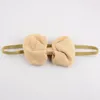 Hair Accessories 13colors 50pcs/lot Cute Bows Headband For Girls Soft Chiffon Bowknot Boutique Band Kids DIY FDA59