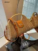 Totes New Casual Fashion Straw Crossbody Bags Luxury Designer For Women Handbags Beach Travel Summer Ladies Classic Vintage 240407