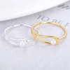 Elegant Temperament Parel Ringen Vrouwen Eenvoudige Romantische Trouwring Mode Vrouwelijke Sieraden Vinger Accessoires Geschenken voor Vrouw