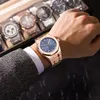 Andra klockor Poedagar Luxury Business Watch for Man Sport rostfritt stål Män tittar på vattentätt lysande datum Mänklockor kvartsklocka Reloj 230928