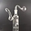 Wholesale Pyrex 14mm female mini cheap water dab rig bong with glass oil burner bowl or tobacco smoking dry herb bowl Protable hookah