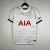 Venda quente 2023/2024 Tottenhame Home Football Shirt Soccer Jersey Tailândia tamanho S M L XL XXL