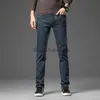 Men's Jeans 2023 Spring Autumn Winter Clothing Youth Men's Slim Straight Jeans Simple Fashion Men's Fit Cotton Stretch Nostalgic Denim JeansL231003