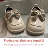 Premiers marcheurs Bébé fille princesse chaussures enfant en bas âge antidérapant plat semelle souple chaussures en cuir berceau en caoutchouc belle papillon-noeud infantile premiers marcheurs 230928