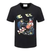 Big designer summer new short sleeve T-shirt men's simple crew collar trend casual fashion cartoon slim top M-3XL