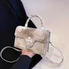 Popular bolso minoritario Fried Dough Twists de este año, nueva moda de verano, bolso de mensajero cuadrado pequeño con textura para personas mayores, modelo de mujer 9236