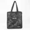 Higt Quality Tote Bag Designer Totes Женские сумочка пляж соломенная дорожка для плеч дизайнер Rafia Grass Woven Brand The Totes