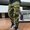 Calças masculinas moda outono y2k homens versão coreana tamanho grande multi-bolso reflexivo casual carga reta perna streetwear