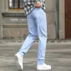 Jeans pour hommes 2023 automne nouveaux hommes bleu ciel Slim Stretch Jeans Style classique mode pantalon Denim décontracté homme marque pantalon L231003