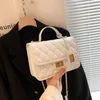 Nanfeng Same Fantasy 2023 Lingge Portable Small Chain One Crotghder Crossbody Women's Bag Model 9236