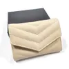 Hoge kwaliteit portemonnee Designer portemonnee dames luxe flap portemonnees kaarthouder Porte Monnaie vrouw handtassen heren