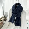 Sciarpe Autunno Inverno Cotone Lino Uomo Sciarpa Calda Fazzoletto da collo Lungo Morbido Scialle di Pashmina Maschile Sciarpe Designer di Marca da Uomo