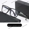 Lunettes de marque de luxe Nouveau carré Tr anti-lumière bleue lentille plate pour hommes et femmes mode visage mince camarade de classe lunettes PC peuvent être assorties à la myopie