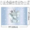 Background Material Mocsicka Baby Shower Backdrop Boy Blue Elephant Silver Crown Child Birthday Background Decor Photo Studio Props for Photography YQ231003