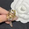 Mode Femmes Amour Anneaux De Luxe Design Cadeau Boule De Mariage Ouverture Bague Réglable Designer Cadeaux Bijoux Accessoires 18k Or Plate1712