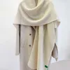 Sjaals Vrouwen Gebreide Sjaal Vrouwelijke Herfst Winter Trend Sjaal Twee Doeleinden Cape Casual Zachte Nek Warme Cappa Gezellige Mantels