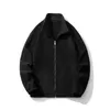Men's Jackets Men Jacket Coat Stylish Winter Stand Collar Zipper Placket Side Pockets For Streetwear Fashion Closure