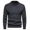 Maglioni da uomo 2023 Maglione da uomo a maniche lunghe di base Magliette e camicette Sueter Masculino Casual Pullover bianchi Maglieria calda Autunno Harajuku Pullover