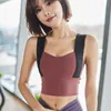 Active Shirts S - 3XL Womens Plus Size Outer Wear Fitness Yoga Bra Female Splicing Colour Collision Wide Shoulder Strap Sports Tank Top